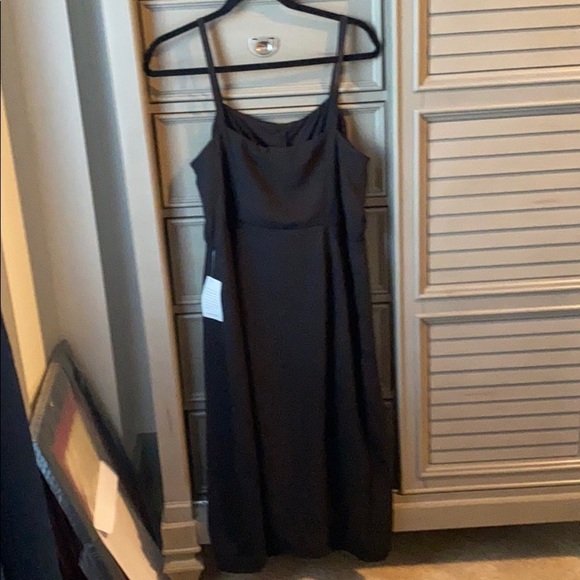 NWT black dress w button detail bobeau szL - Picture 3 of 3